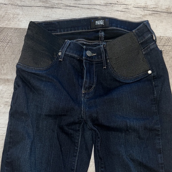 PAIGE transcend - skyline skinny maternity jeans - Picture 7 of 13